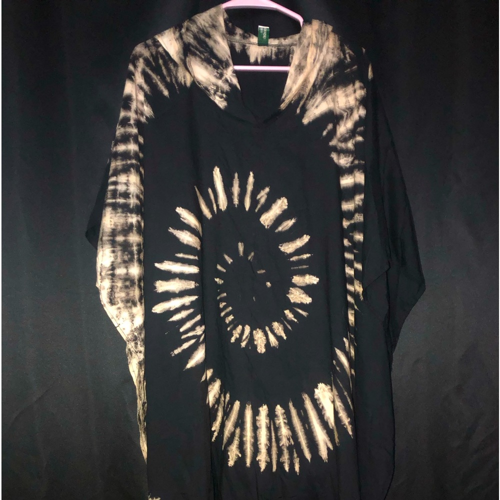 100% Rayon poncho like coverup